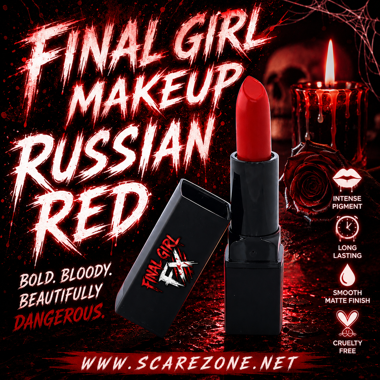 Russian Red Matte Lipstick