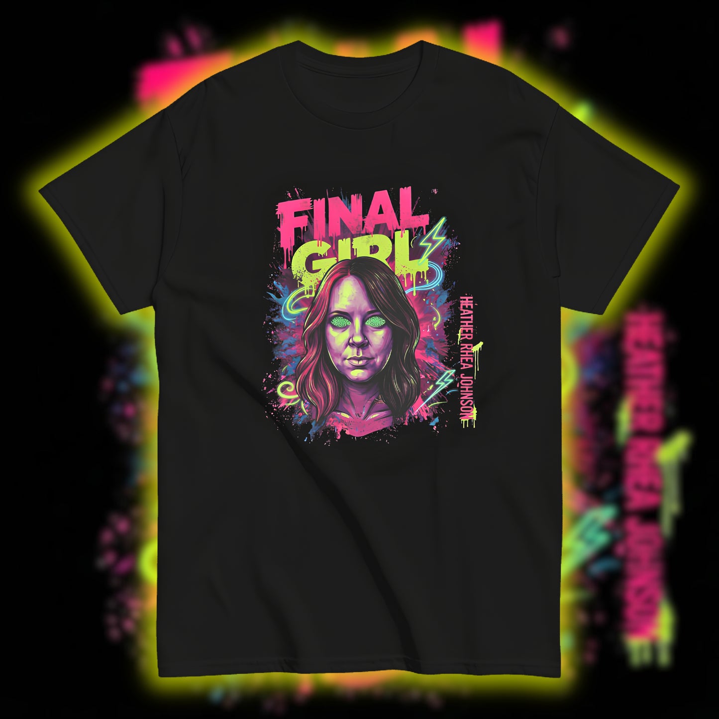 HEATHER RHEA JOHNSON FINAL GIRL TOXIC POP SHIRT