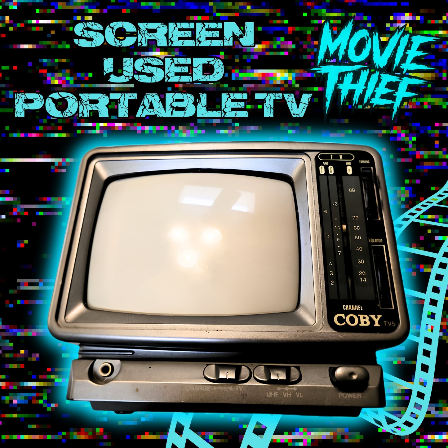 SCREEN USED MOVIE THIEF PORTABLE TV