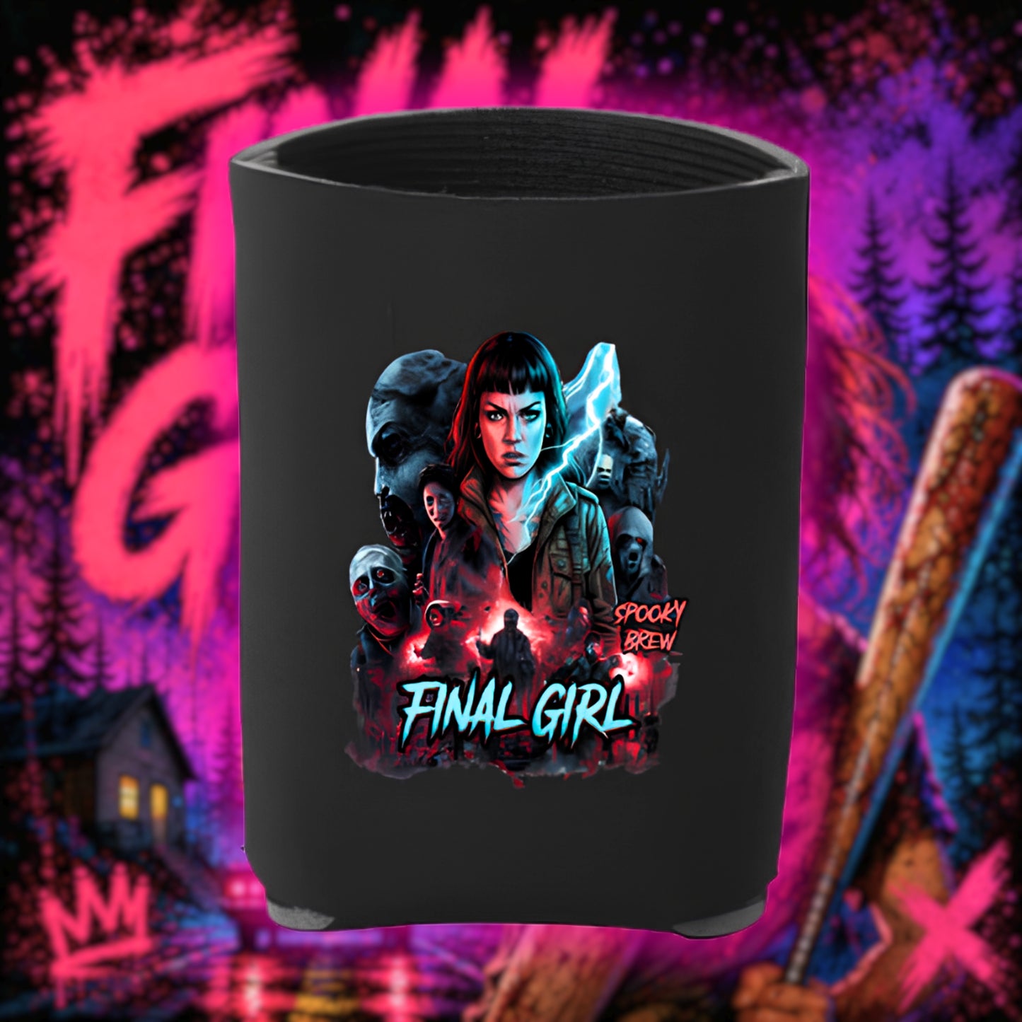 SPOOKY BREW CAN COOLER