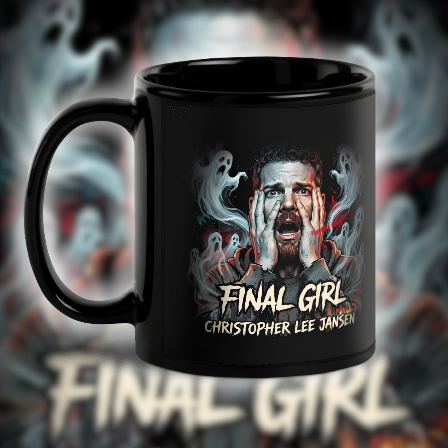 CHRISTOPHER LEE JANSEN FINAL GIRL "OUTLAST" MUG