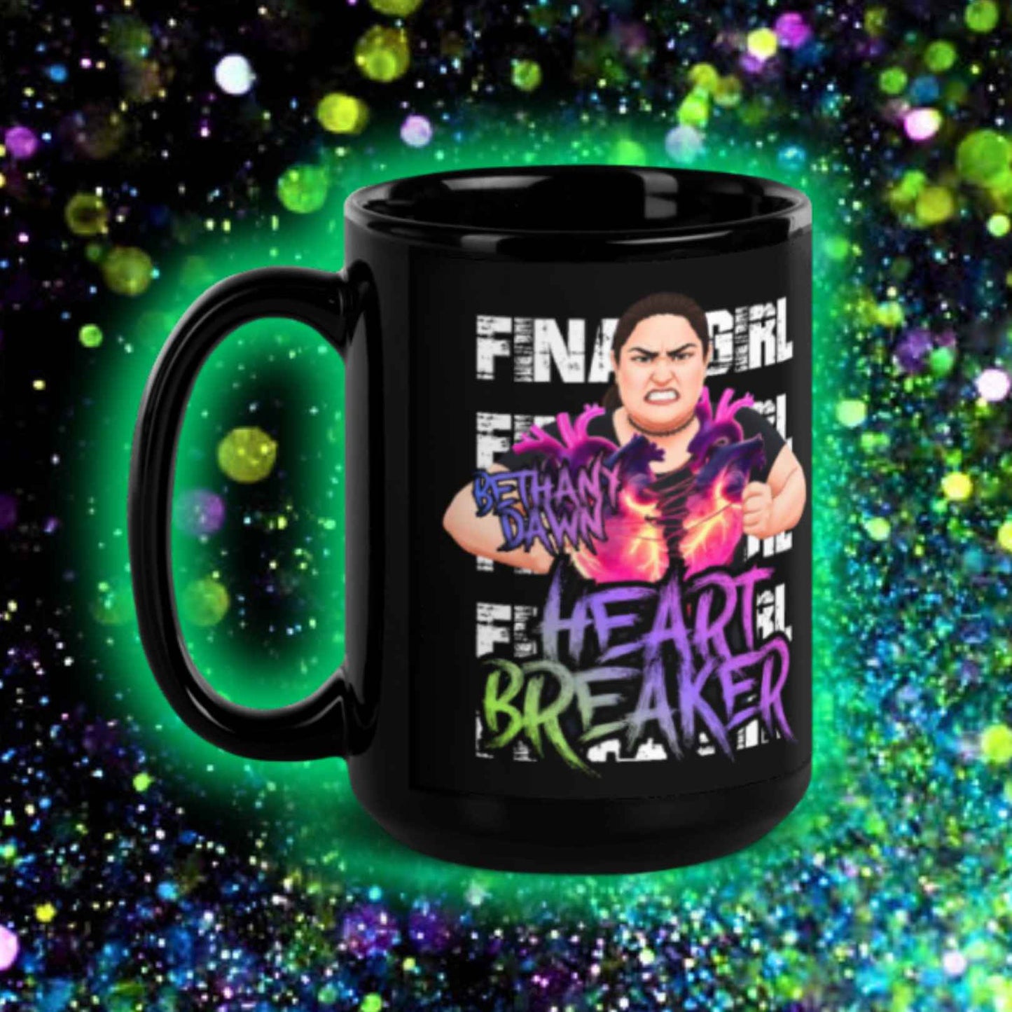 BETHANY DAWN FINAL GIRL "HEARTBREAKER" MUG
