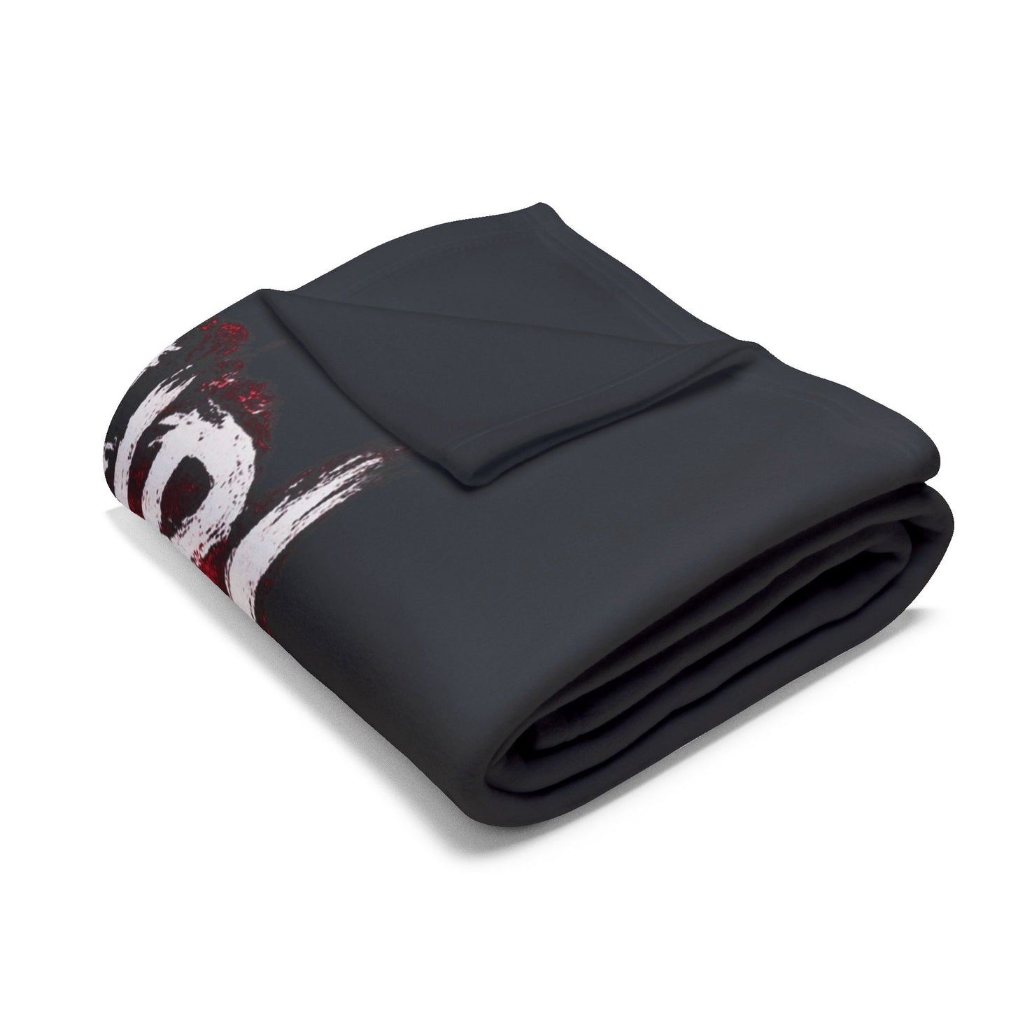 Final Girl Fleece Blanket — "Still Breathing, Still Dangerous" Horror Throw