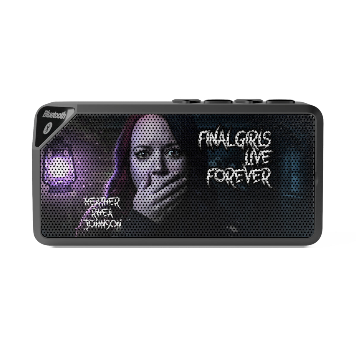 HEATHER RHEA JOHNSON "FINAL GIRLS LIVE FOREVER" BLUETOOTH SPEAKER