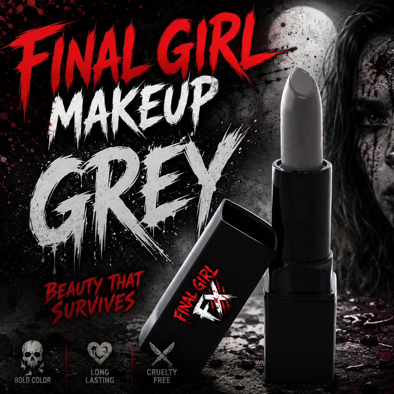 Grey Matte Lipstick