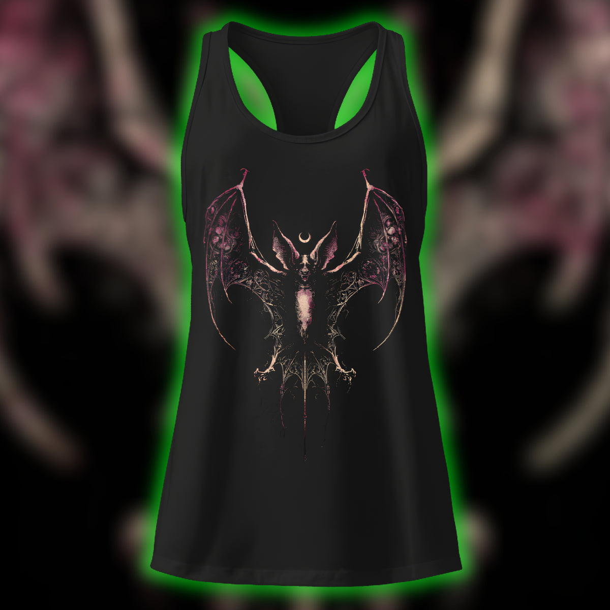 WOMEN'S FITTED "BAT COUNTRY" TANKTOP