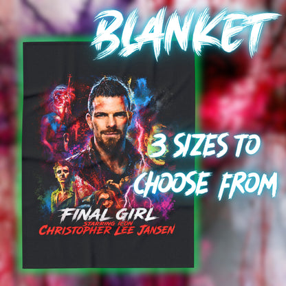 CHRISTOPHER LEE JANSEN FINAL GIRL "ICON" BLANKET