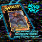 SCREEN USED CAMPIRE KIDS VHS PROP "THE OCTOBER MONSTER" MOVIE THIEF PROP