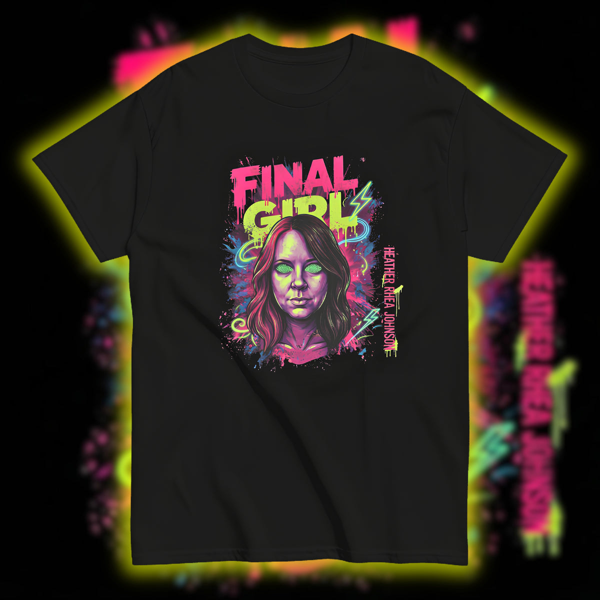 HEATHER RHEA JOHNSON FINAL GIRL TOXIC POP SHIRT