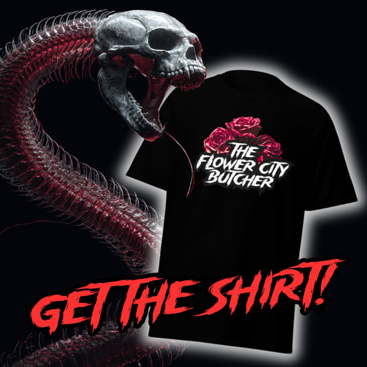 THE FLOWER CITY BUTCHER T-SHIRT