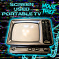 SCREEN USED MOVIE THIEF PORTABLE TV