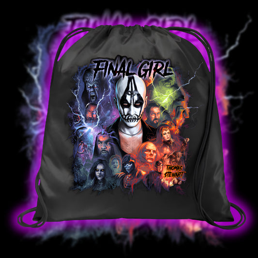 FINAL GIRL "REBORN" THOMAS STEWART DRAWSTRING BAG