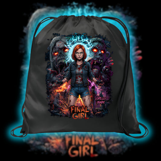 FINAL GIRL "REBORN" LORELEI SANDS DRAWSTRING BAG