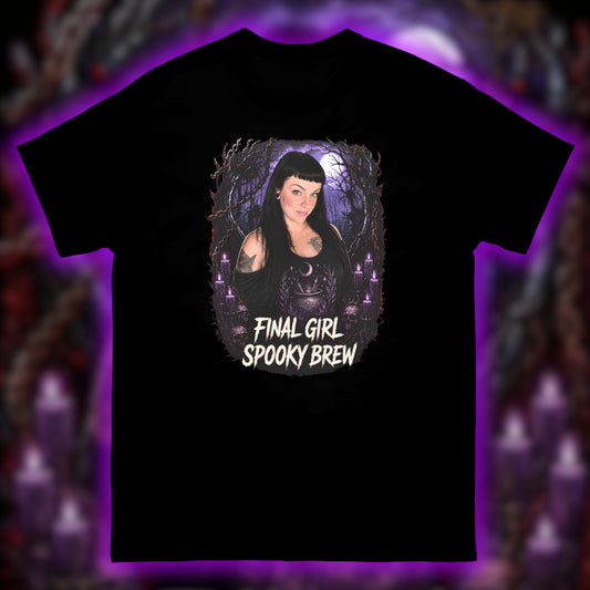 SPOOKY BREW FINAL GIRL "OUTLAST" SHIRT