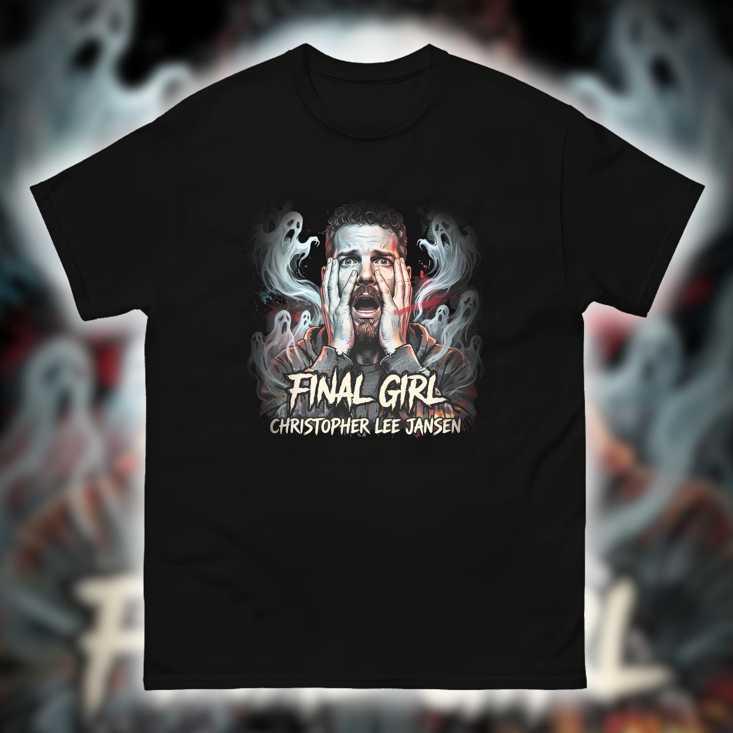 CHRISTOPHER LEE JANSEN FINAL GIRL "OUTLAST" SHIRT