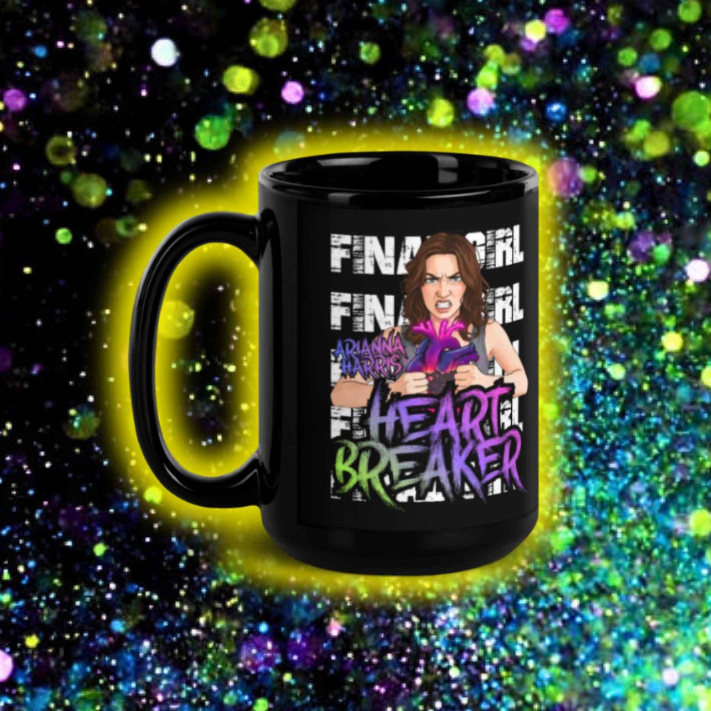 ARIANNA HARRIS FINAL GIRL "HEARTBREAKER" MUG