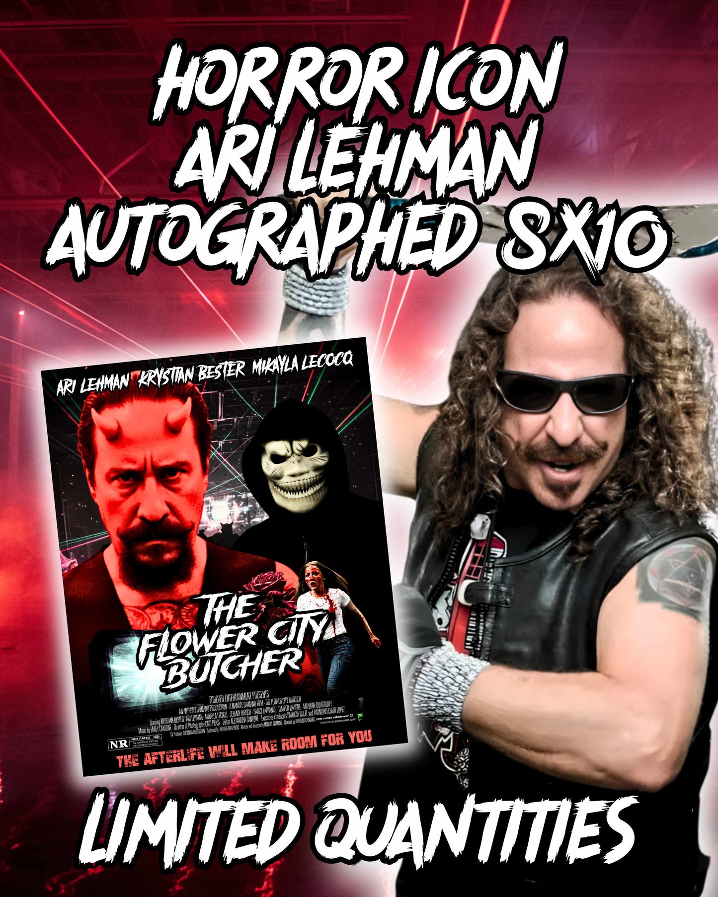 FCB ARI LEHMAN AUTOGRAPHED 8X10 (GREEN)