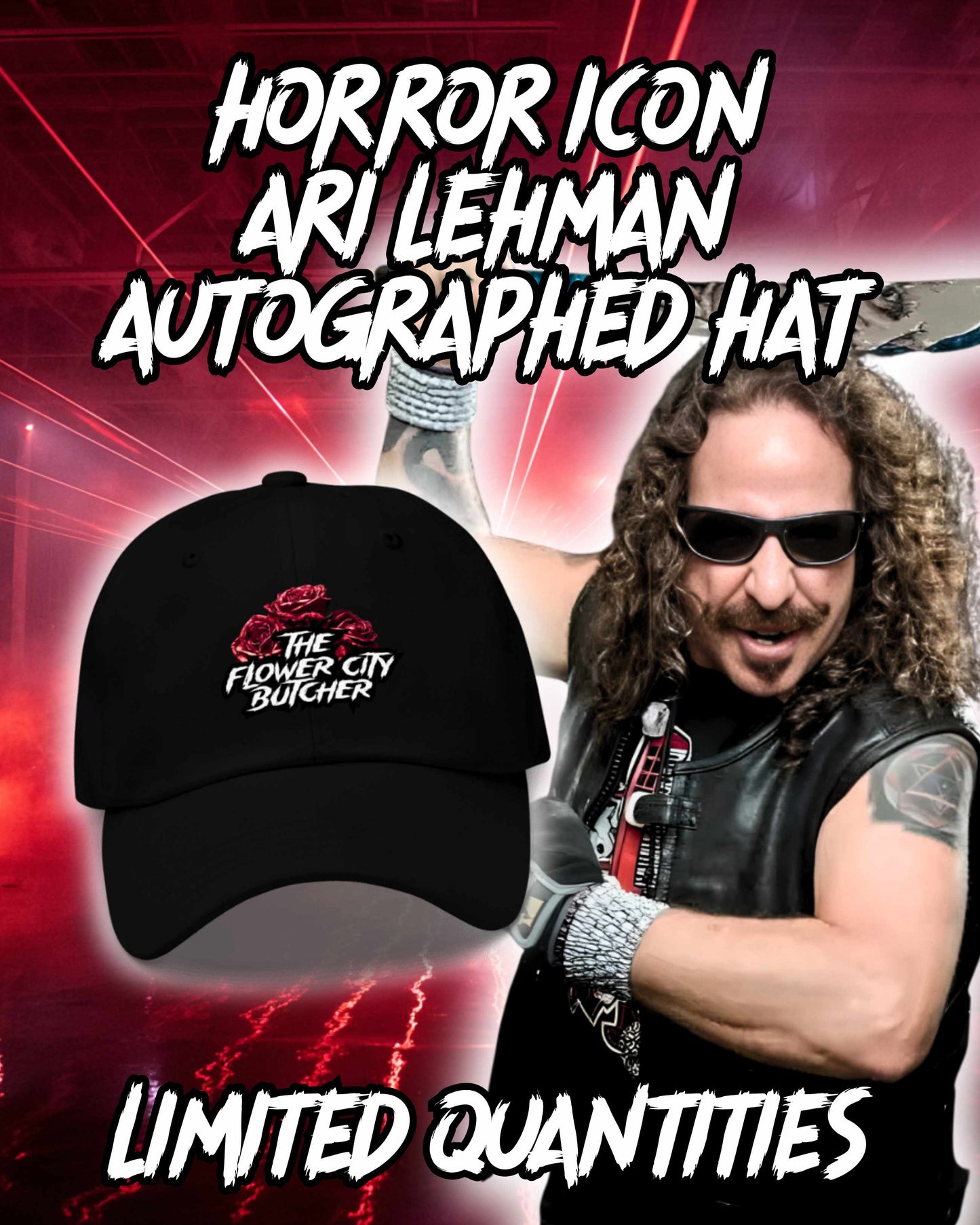 FCB HAT AUTOGRAPHED BY ARI LEHMAN
