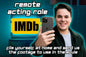 REMOTE ACTING ROLE